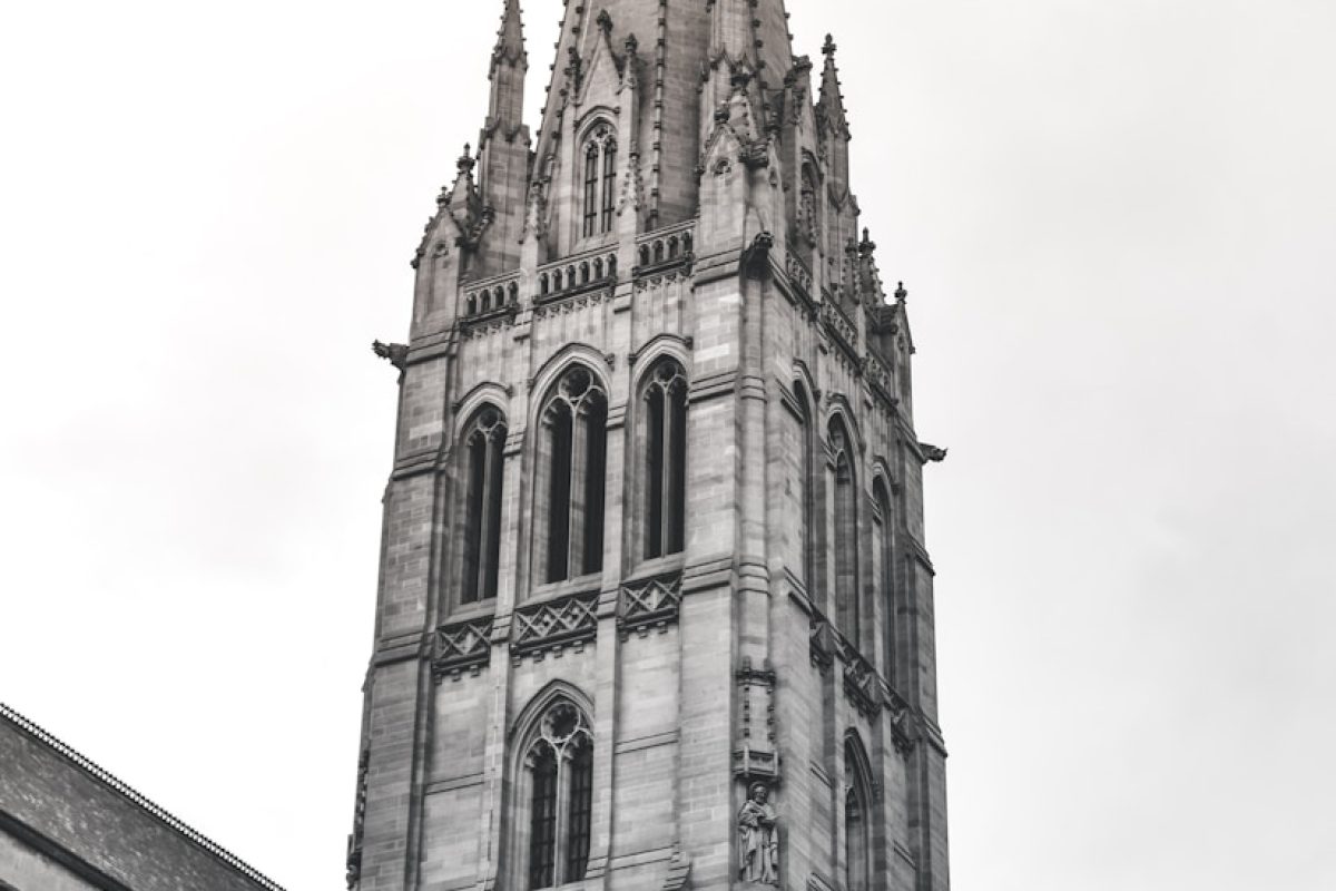 gray concrete building under white sky during daytime